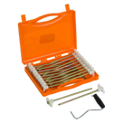 Groundbreaker Glow Peg Set of 20 with Peg Extractor & Case