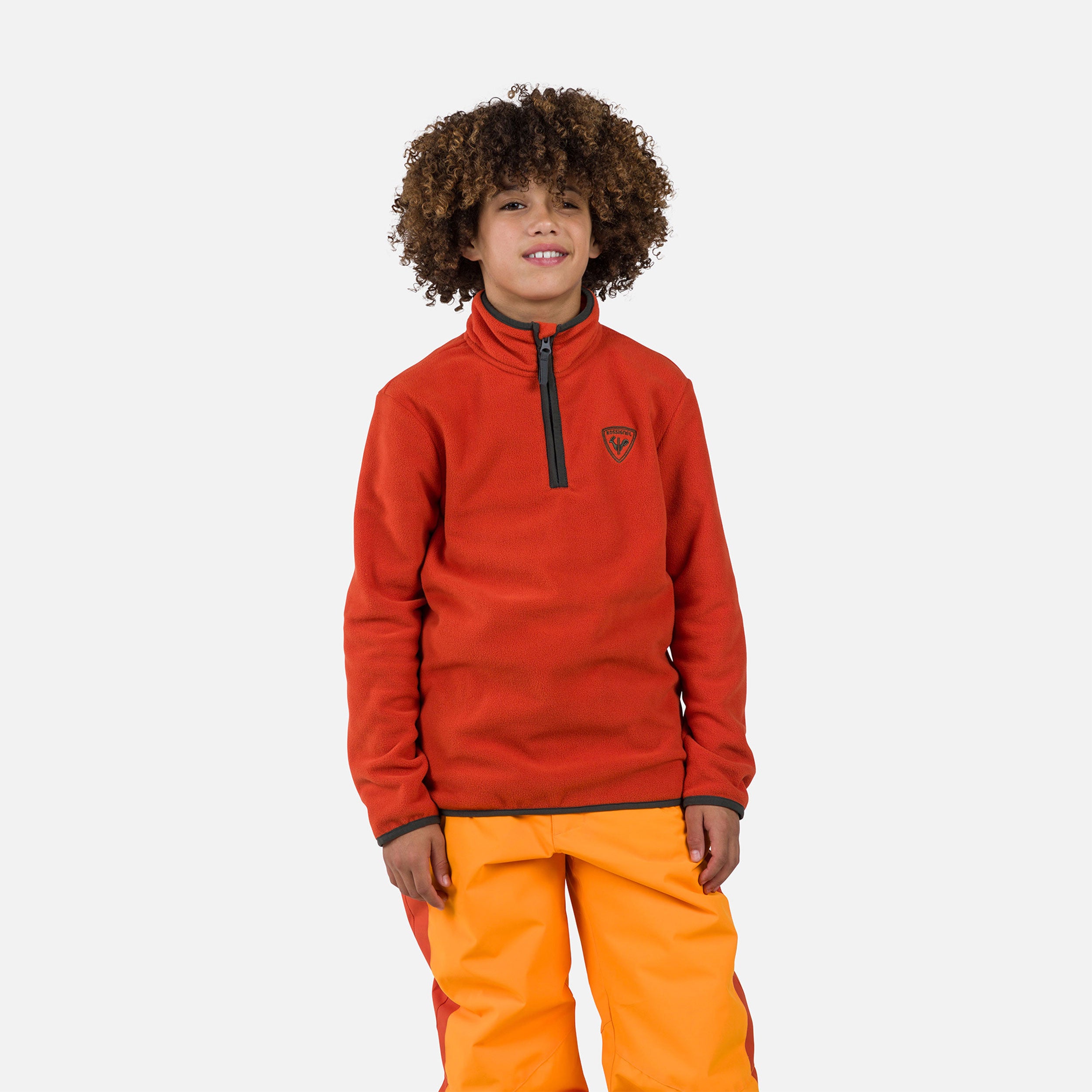 Maglione Bambini Rossignol 1/2 Zip Fleece - 100% Poliestere Per Isolamento Termico - Foto 5
