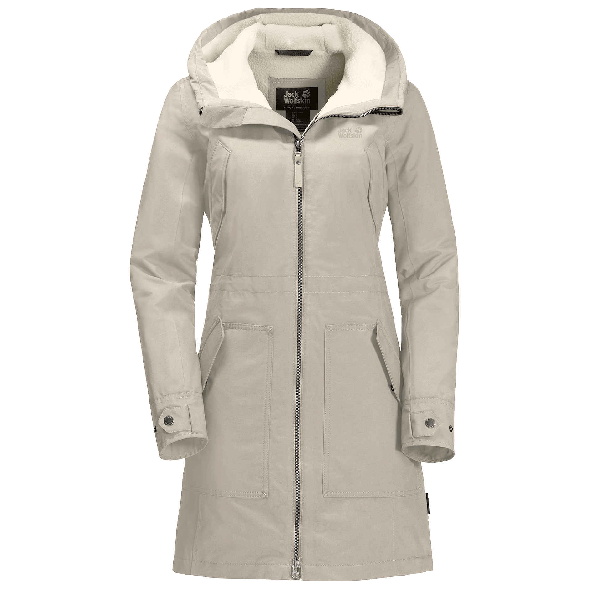 Jack wolfskin rocky sales point parka greenish grey